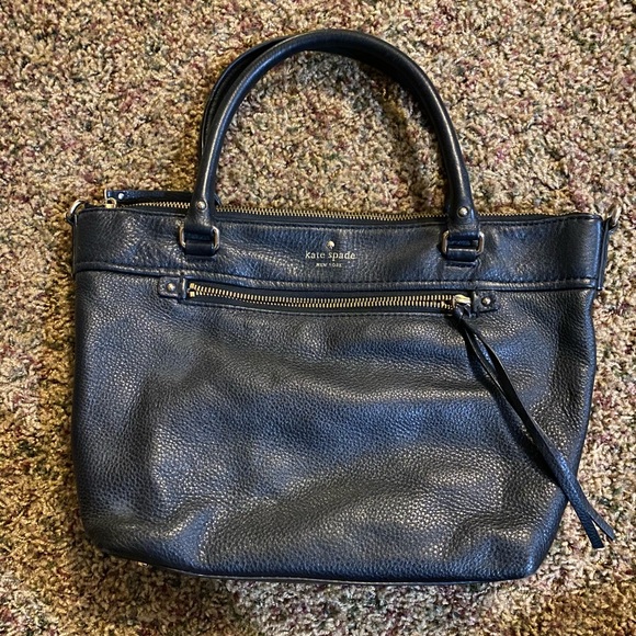 Kate Spade Black Leather Purse - Picture 1 of 4